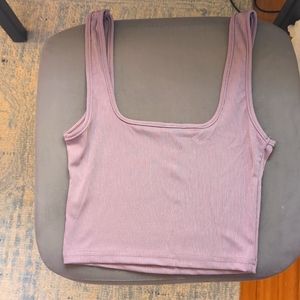 purple, crop top, size S
